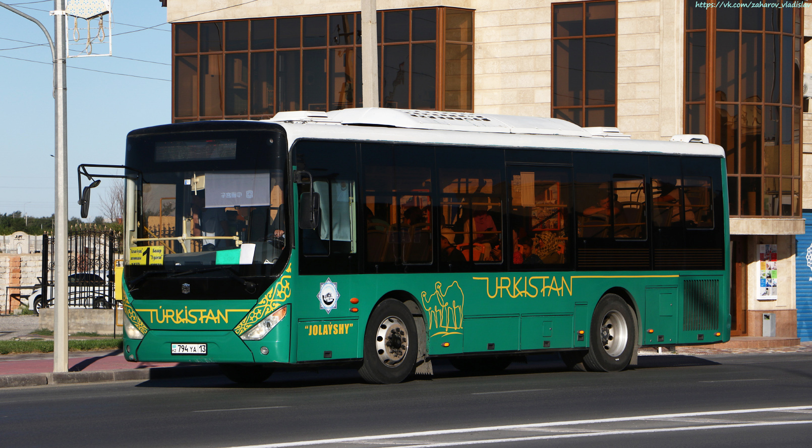 Туркестанская область, Zhong Tong LCK6950HG № 794 YA 13