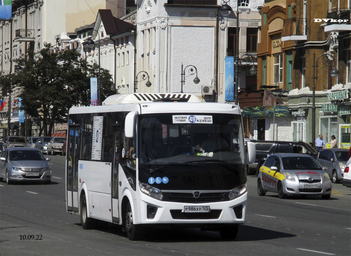 Приморский край, ПАЗ-320415-04 "Vector Next" № Р 986 ХУ 125