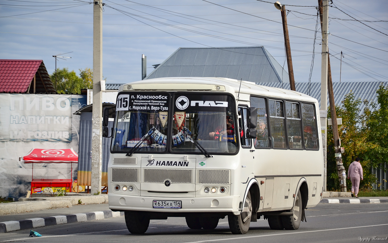 Новосибирская область, ПАЗ-320540-12 № К 635 КА 154