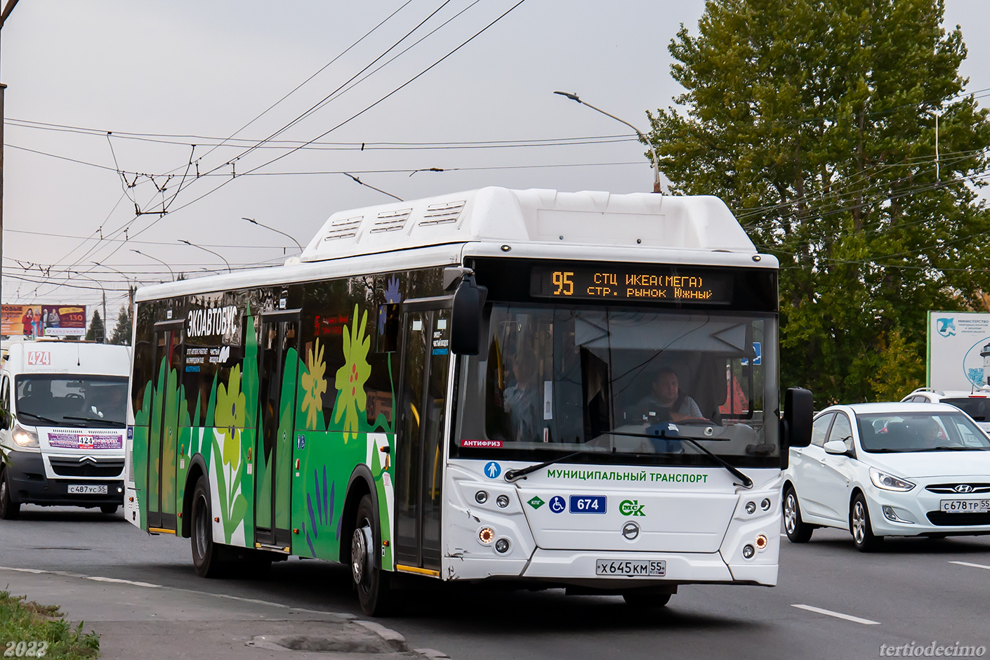 Омская область, ЛиАЗ-5292.67 (CNG) № 674