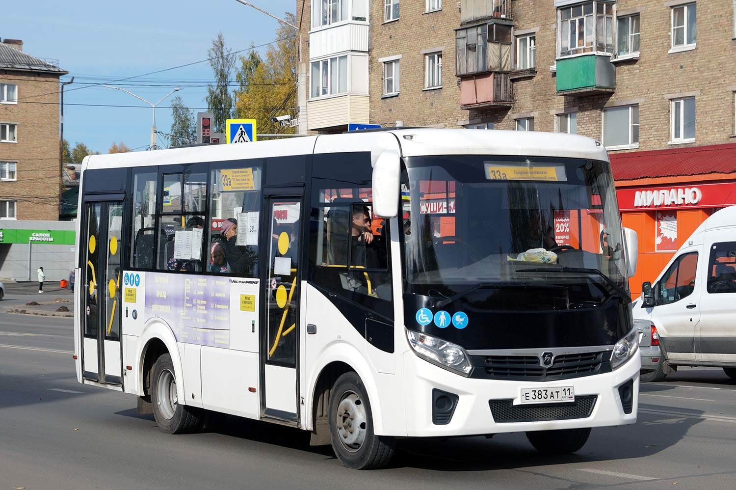 Коми, ПАЗ-320435-04 "Vector Next" № Е 383 АТ 11