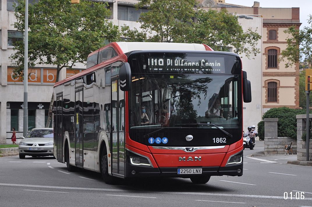 Испания, MAN 12C Lion's City 12 G NL320 EfficientHybrid № 1862