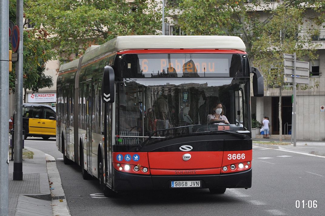 Испания, Solaris Urbino III 18 hybrid № 3666