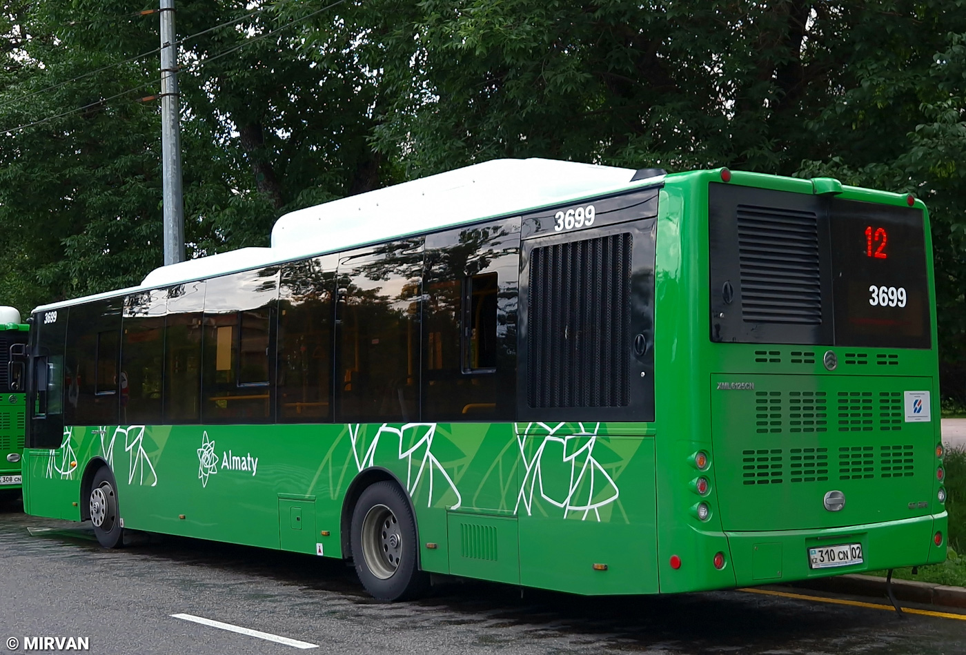 Алматы, Golden Dragon XML6125CN (Hyundai Trans Auto) № 3699