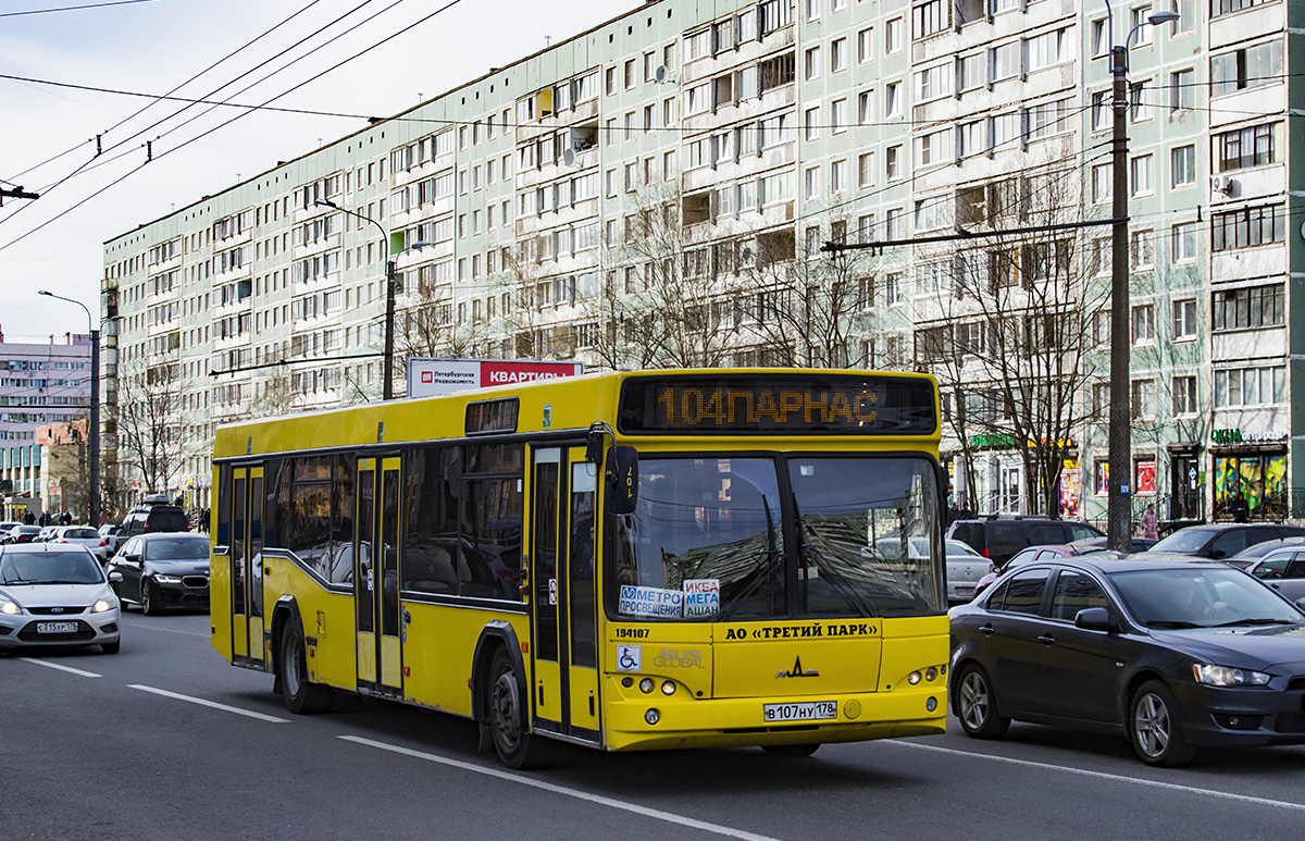 Санкт-Петербург, МАЗ-103.468 № В 107 НУ 178