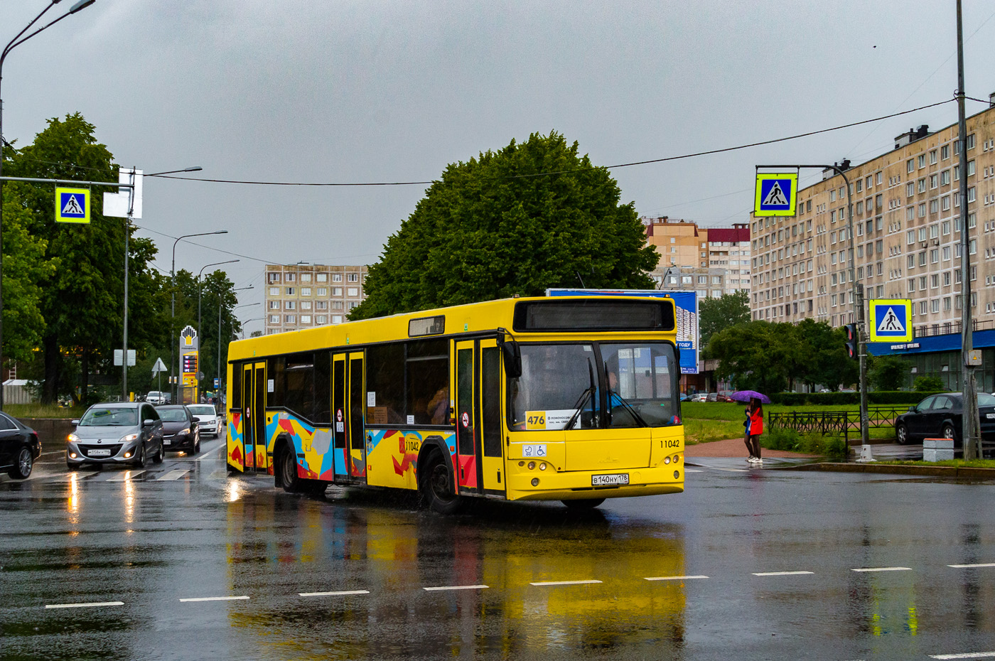 Санкт-Петербург, МАЗ-103.468 № 11042