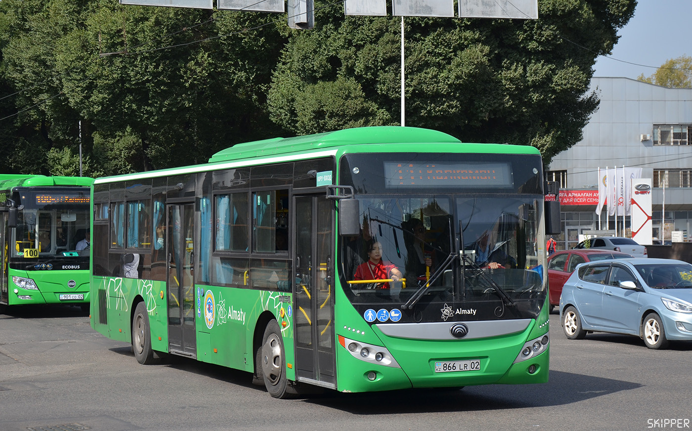 Алматы, Yutong ZK6118HGA № 866 LR 02