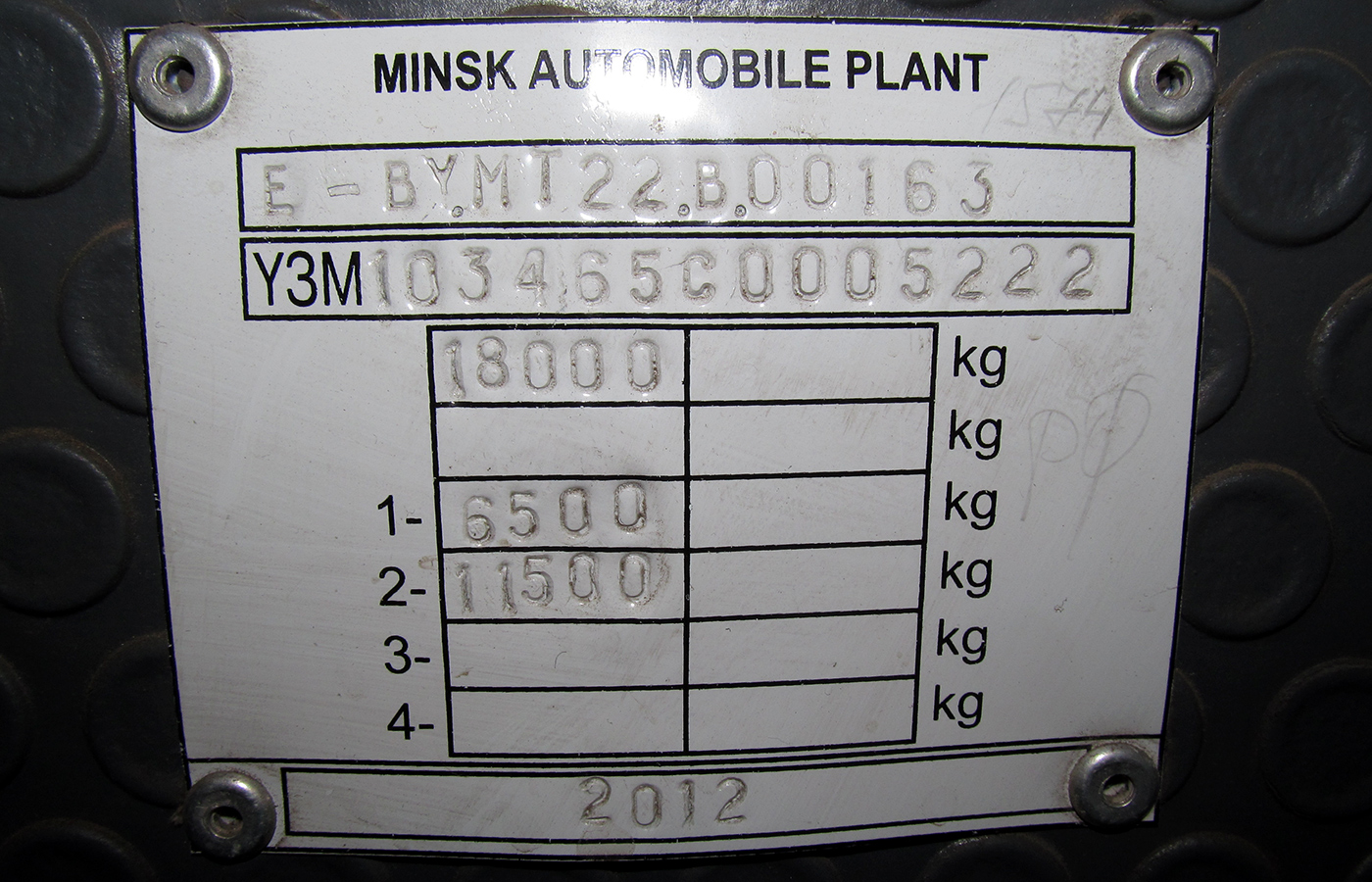 Penza region, MAZ-103.465 # 1043