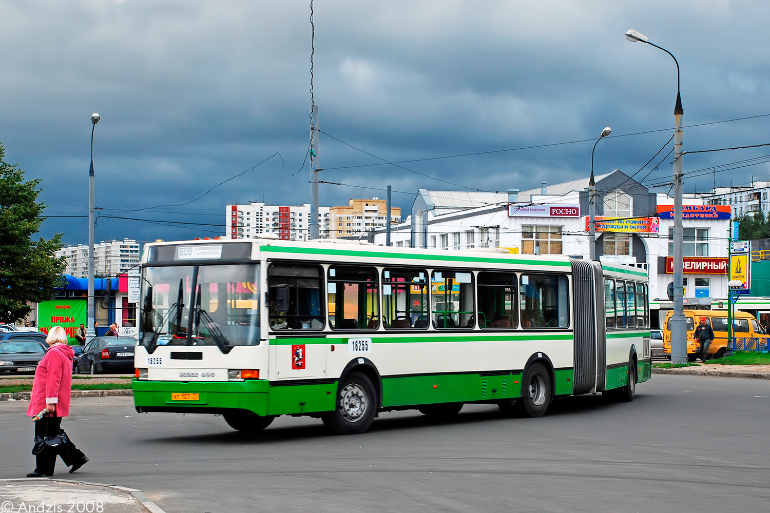 Москва, Ikarus 435.17 № 16255 Москва, Ikarus 435.17 № 16255