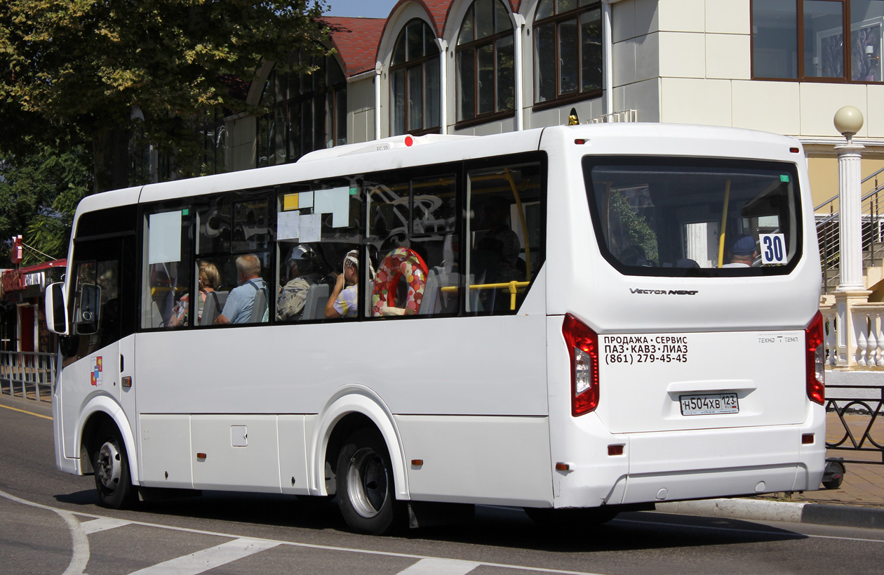 Краснодарский край, ПАЗ-320435-04 "Vector Next" № Н 504 ХВ 123