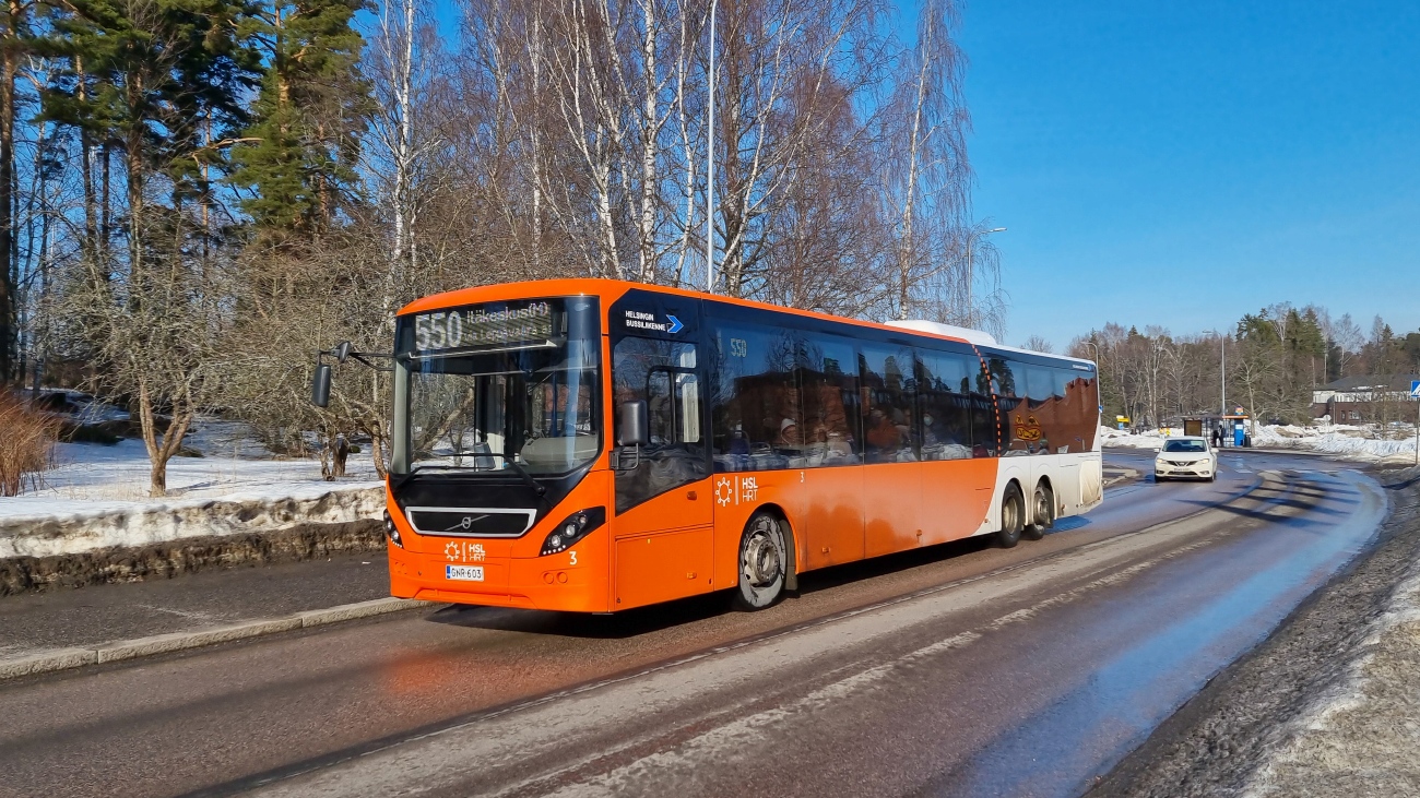 Финляндия, Volvo 8900BLE № 3 Финляндия, Volvo 8900BLE № 3