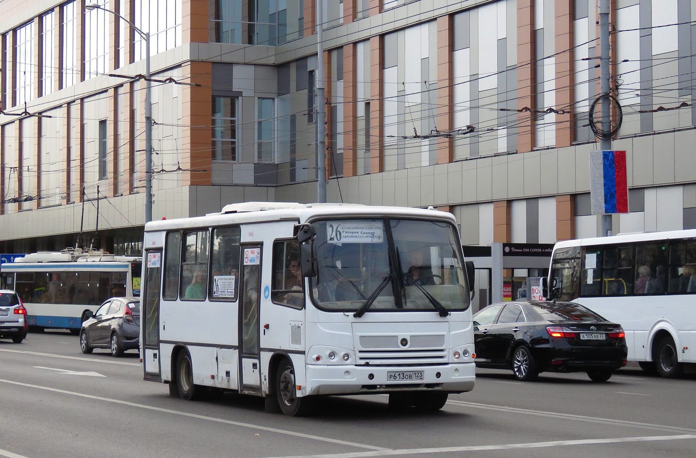 Краснодарский край, ПАЗ-320302-08 № Р 613 ОВ 123