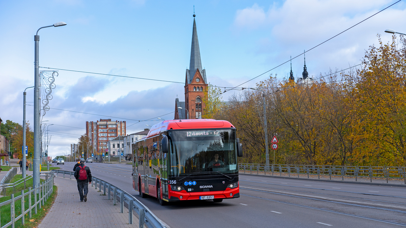 Латвия, Scania Citywide LF II 12.1 № 356