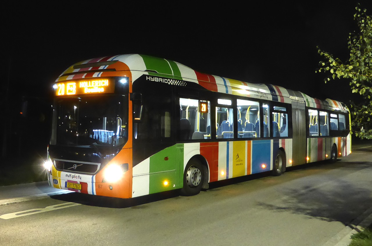 Люксембург, Volvo 7900A Hybrid № 87