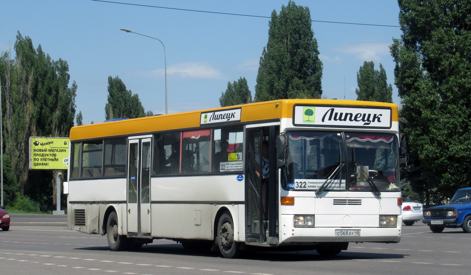Липецкая область, Mercedes-Benz O405 № О 568 АУ 48