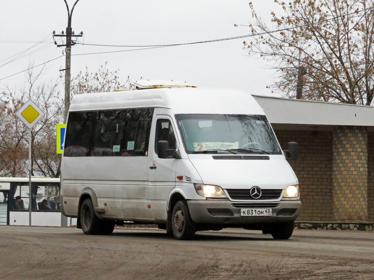 Кировская область, Луидор-223210 (MB Sprinter Classic) № К 831 ОН 43