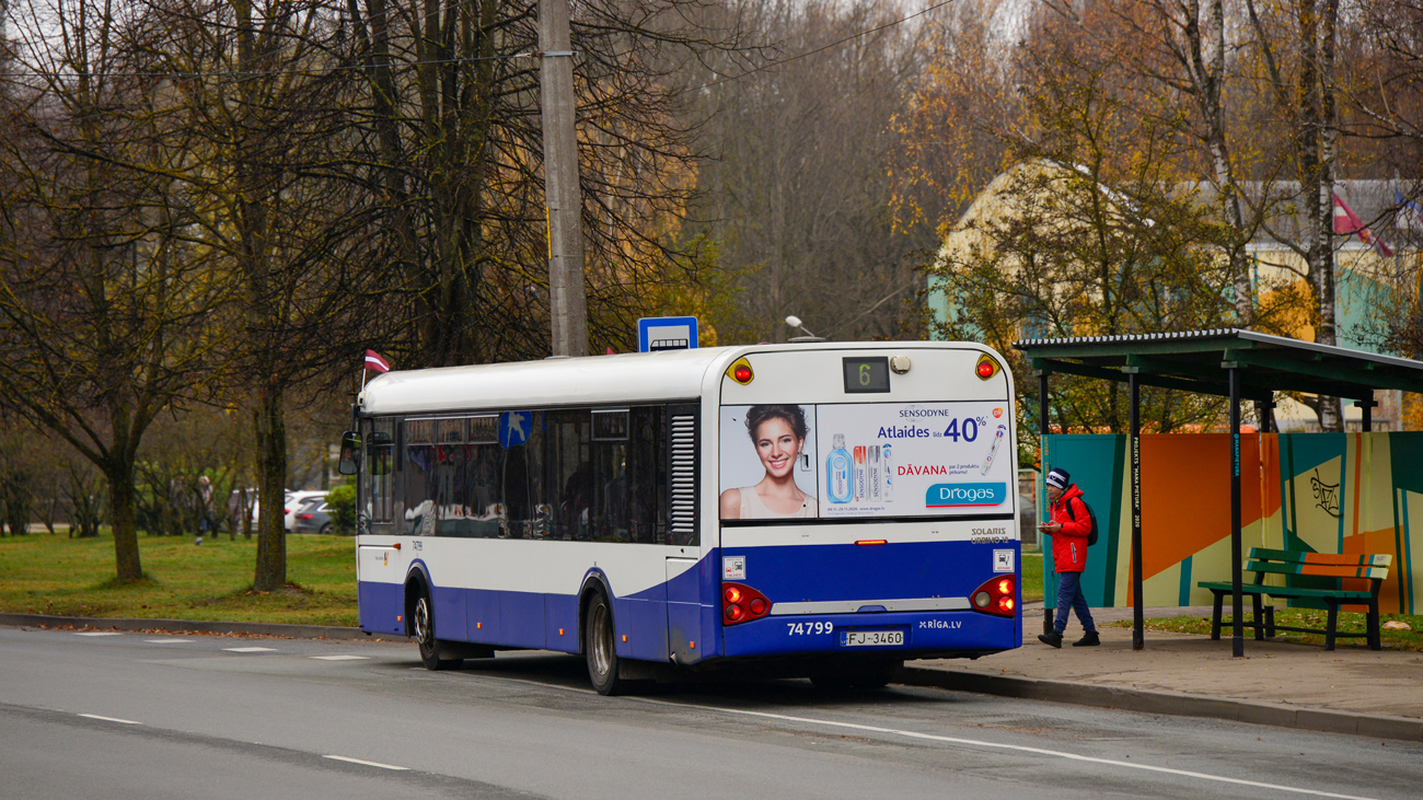 Латвия, Solaris Urbino II 12 № 74799