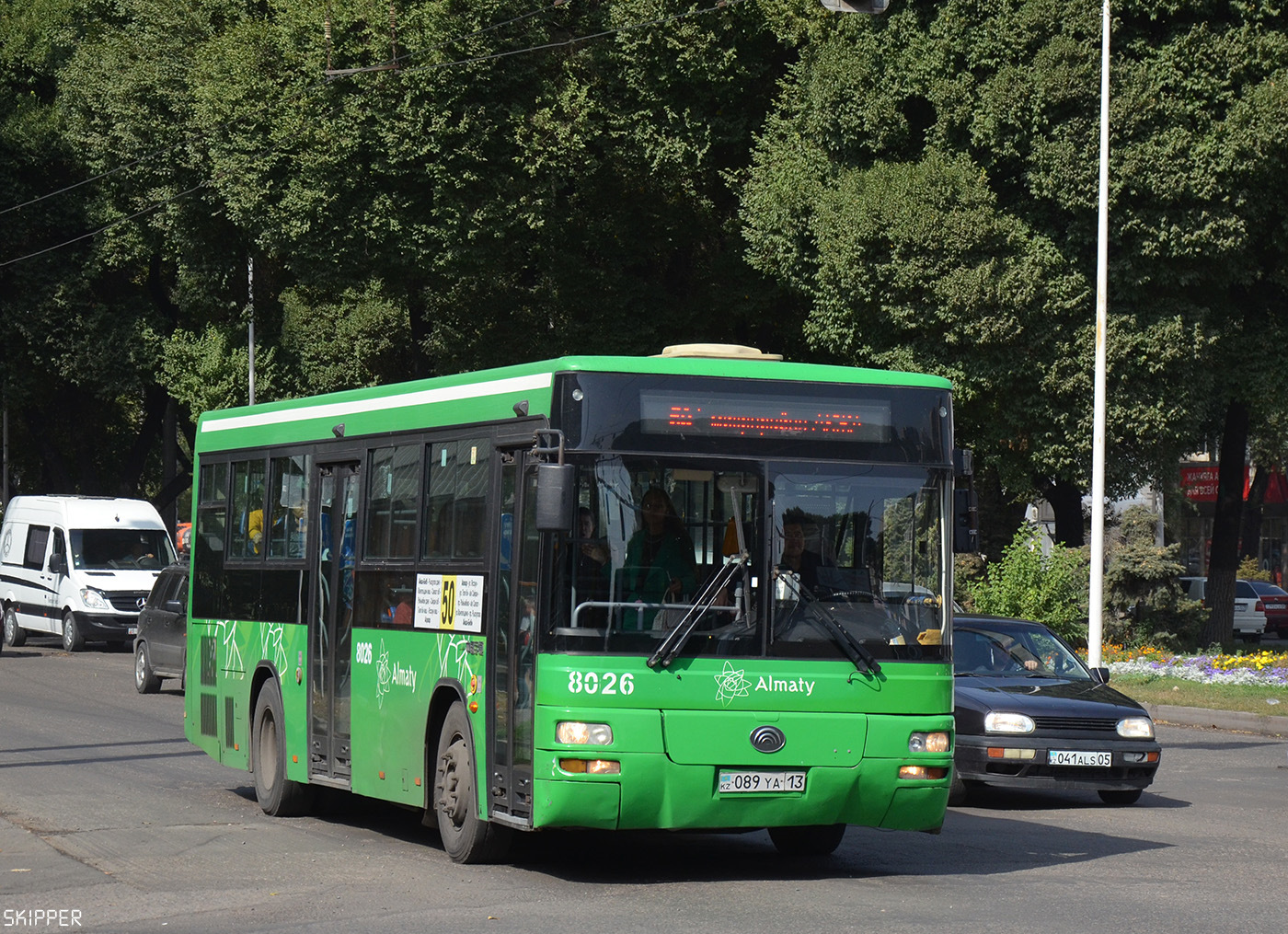 Алматы, Yutong ZK6108HGH № 8026