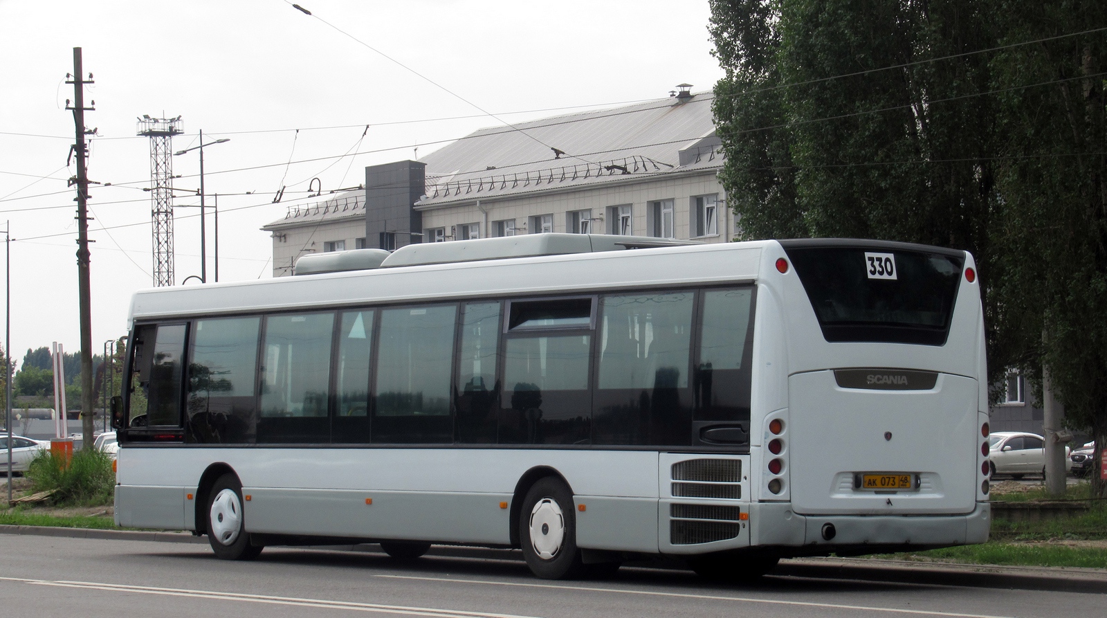 Липецкая область, Scania OmniLink II (Скания-Питер) № АК 073 48