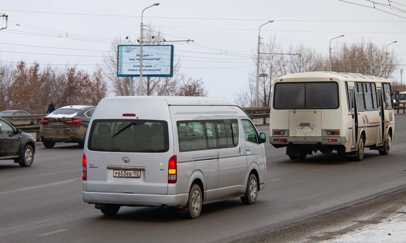 Башкортостан, Toyota HiAce TRH223L № Р 653 ВВ 102