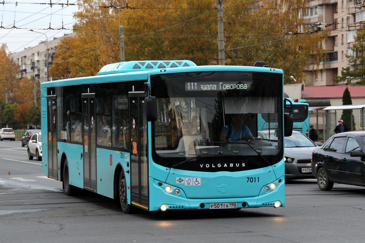 Санкт-Петербург, Volgabus-5270.G4 (LNG) № 7011