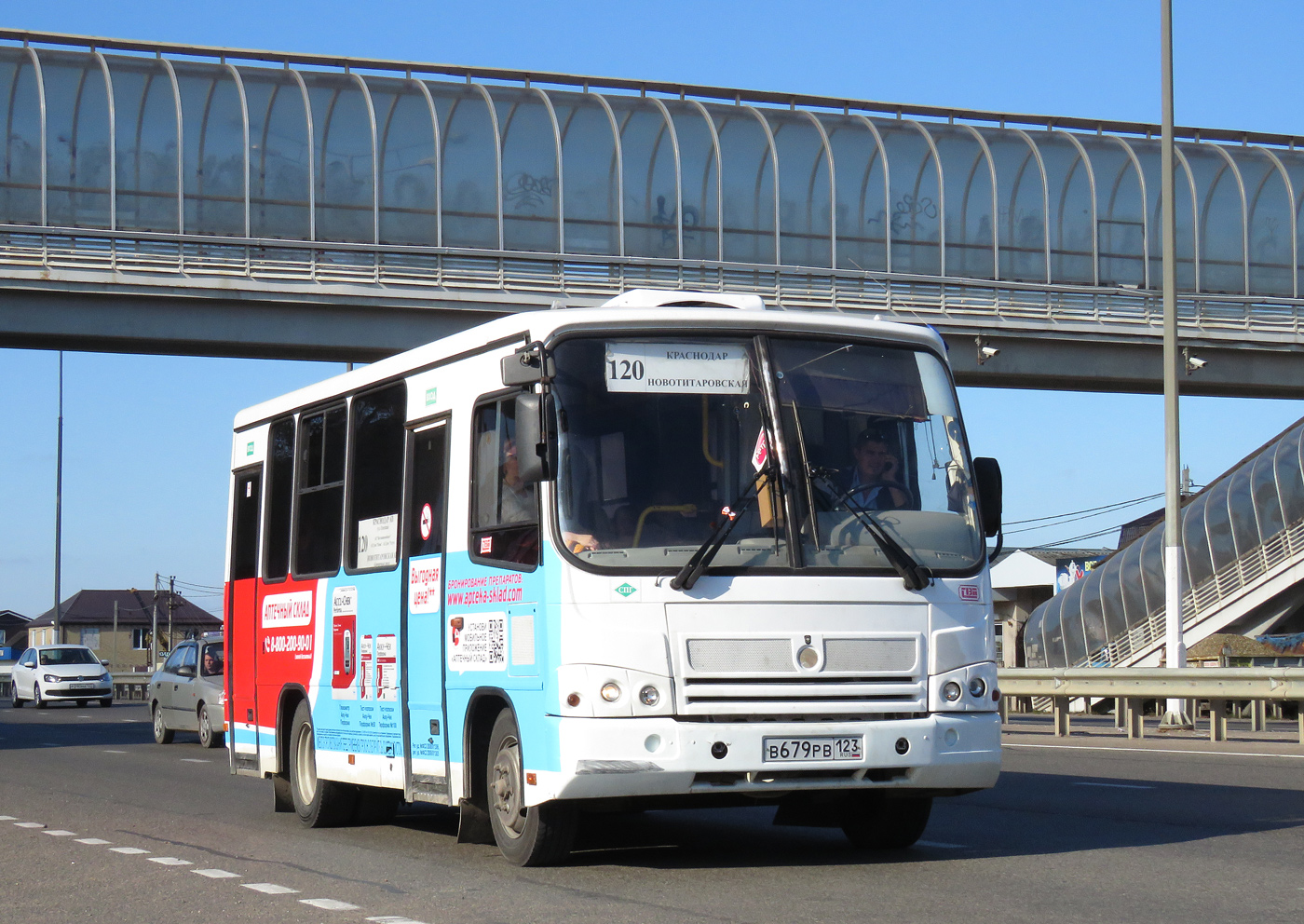 Краснодарский край, ПАЗ-320302-11 № В 679 РВ 123