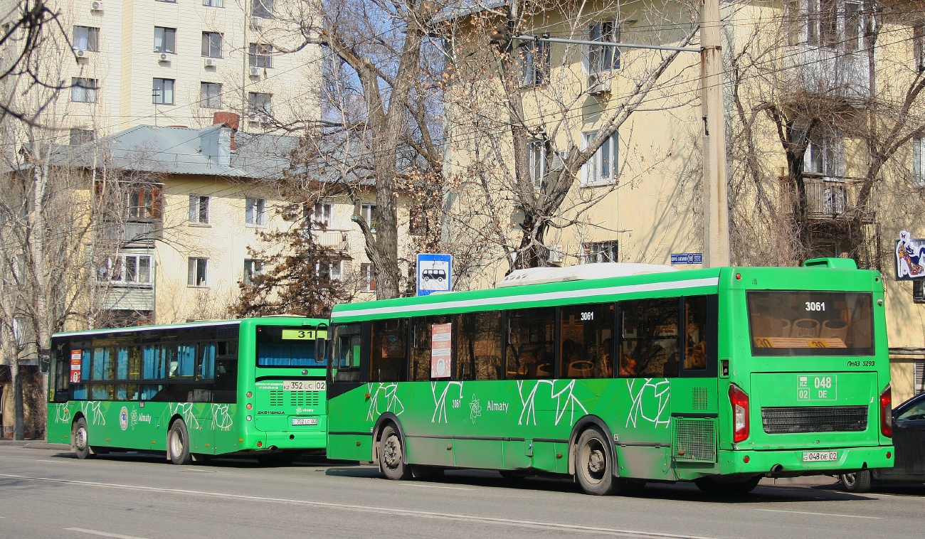 Алматы, ЛиАЗ-5293.60 № 3061