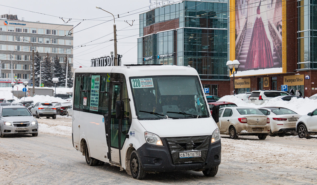 Башкортостан, ГАЗ-A64R42 Next № С 676 ТЕ 102