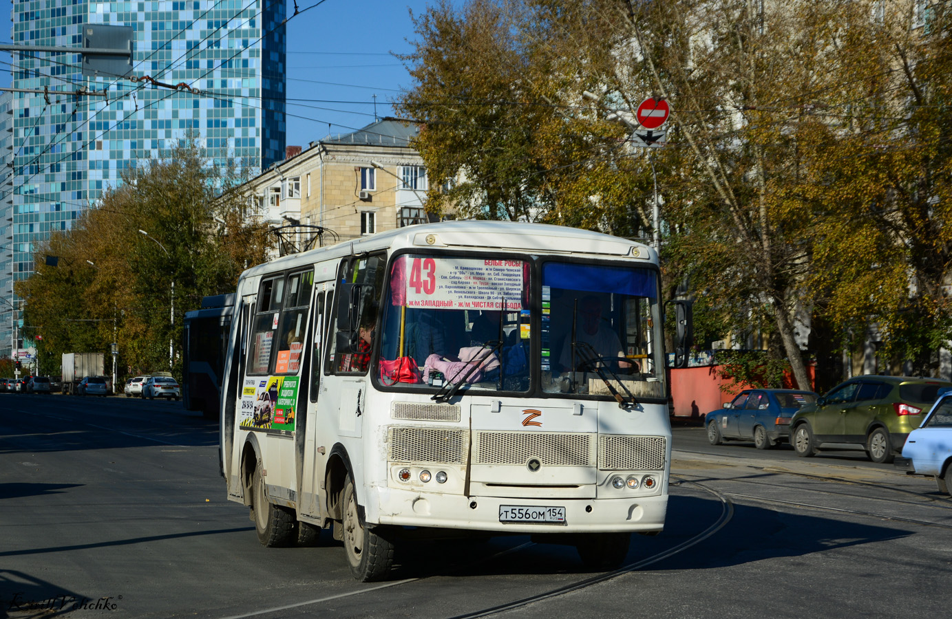 Новосибирская область, ПАЗ-32054 № Т 556 ОМ 154
