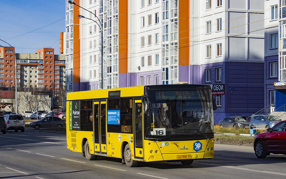 Ханты-Мансийский АО, МАЗ-206.085 № 2142