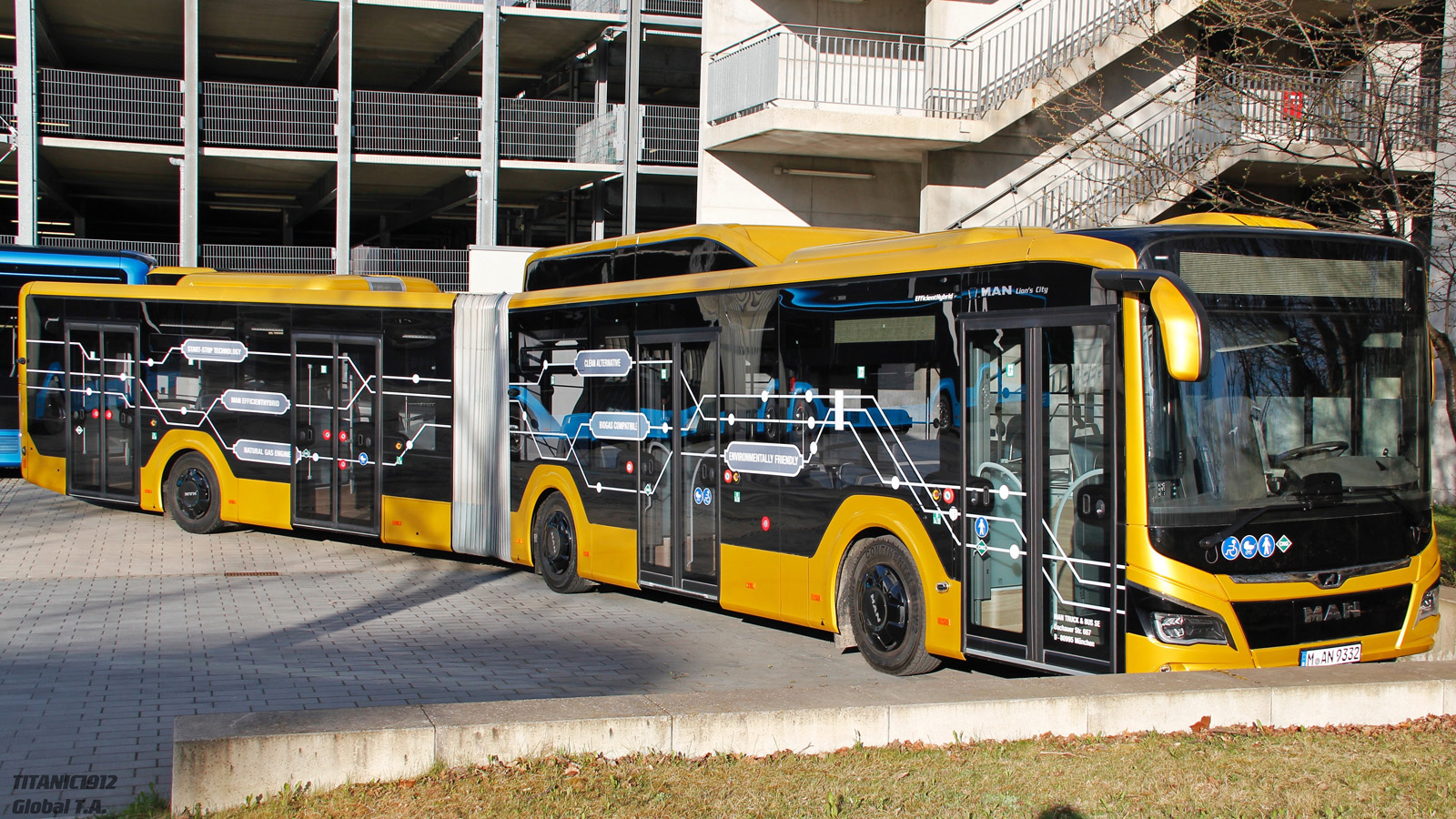 Бавария, MAN 18C Lion's City 18 G NG320 EfficientHybrid № M-AN 9332