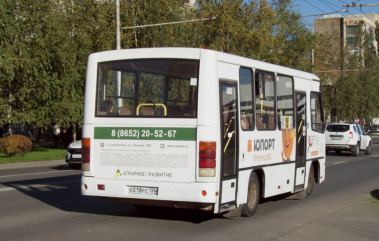 Ставропольский край, ПАЗ-320302-08 № Е 018 РС 126 Ставропольский край, ПАЗ-320302-08 № Е 018 РС 126