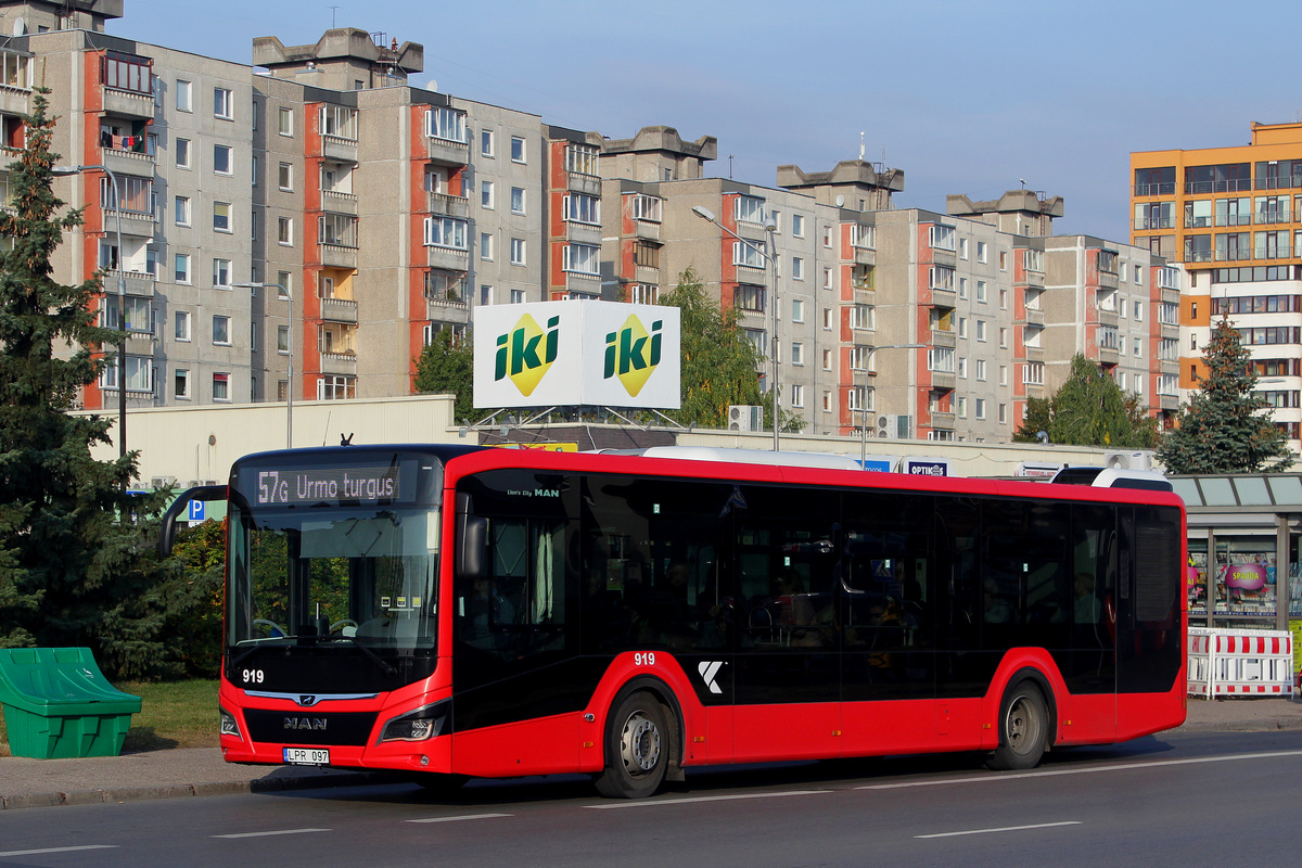 Литва, MAN 12C Lion's City 12 NL330 EfficientHybrid № 919