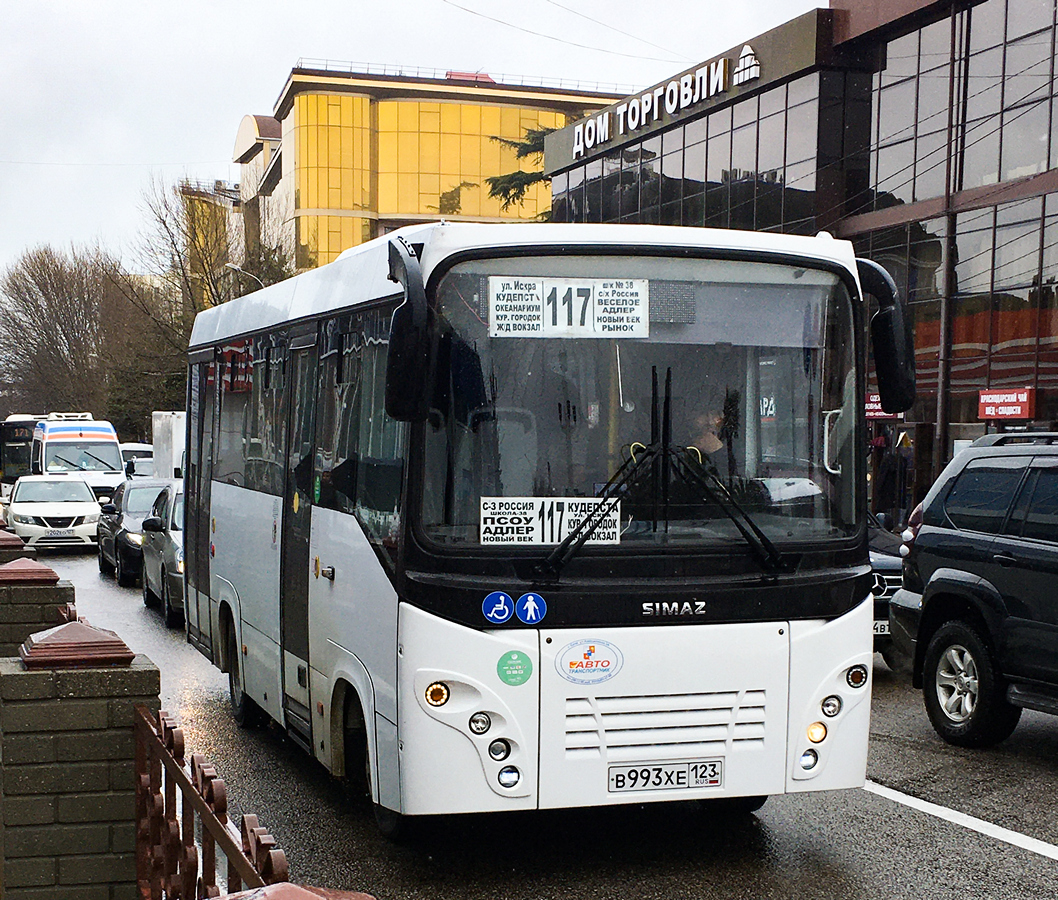 Краснодарский край, СИМАЗ-2258 № В 993 ХЕ 123
