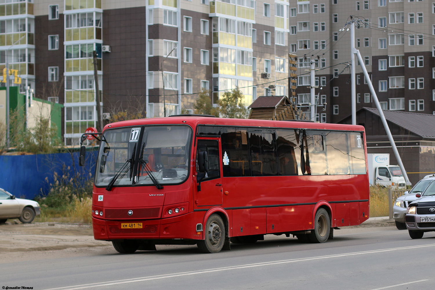 Саха (Якутия), ПАЗ-320414-14 "Вектор" № КМ 481 14 Саха (Якутия), ПАЗ-320414-14 "Вектор" № КМ 481 14