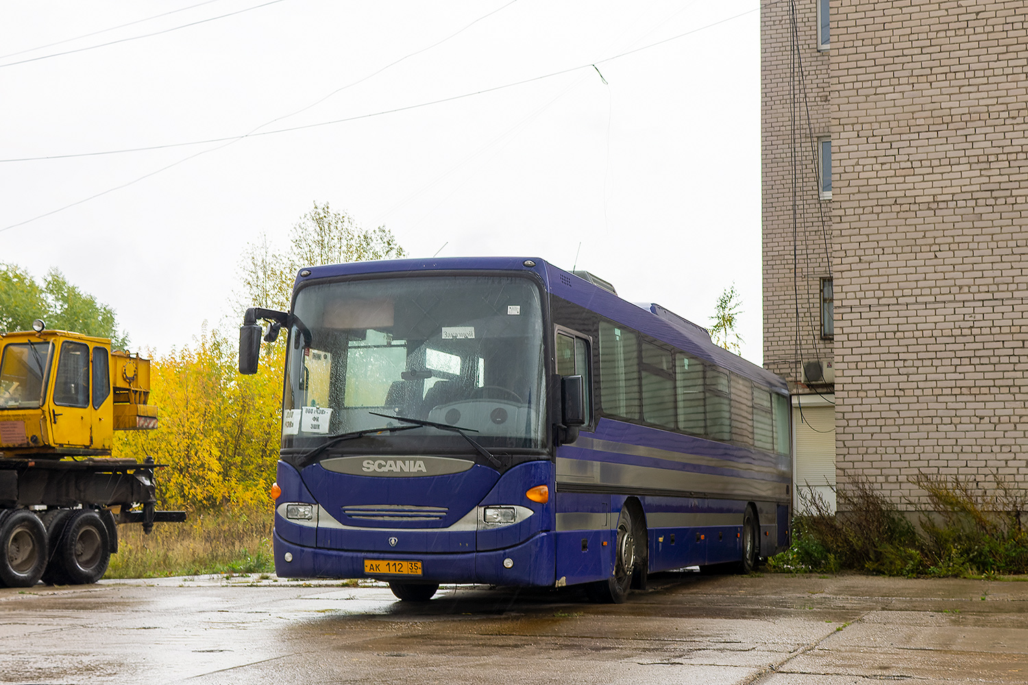 Вологодская область, Scania OmniLine I № АК 112 35 Вологодская область, Scania OmniLine I № АК 112 35