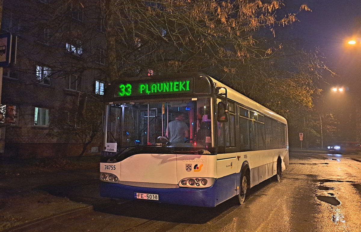 Латвия, Solaris Urbino II 12 № 74755