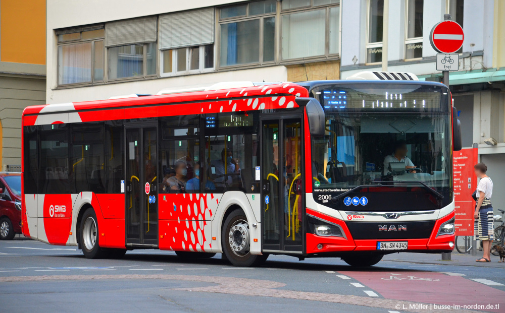 Северный Рейн-Вестфалия, MAN 12C Lion's City 12 NL280 EfficientHybrid № 2006