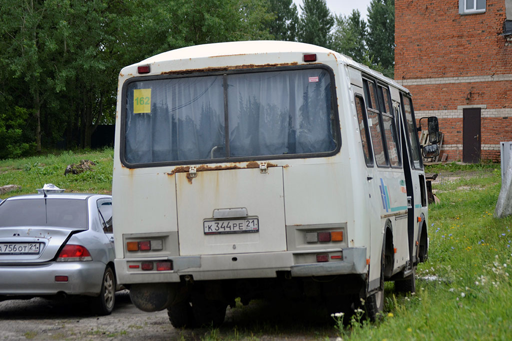 Чувашия, ПАЗ-32053 № К 344 РЕ 21