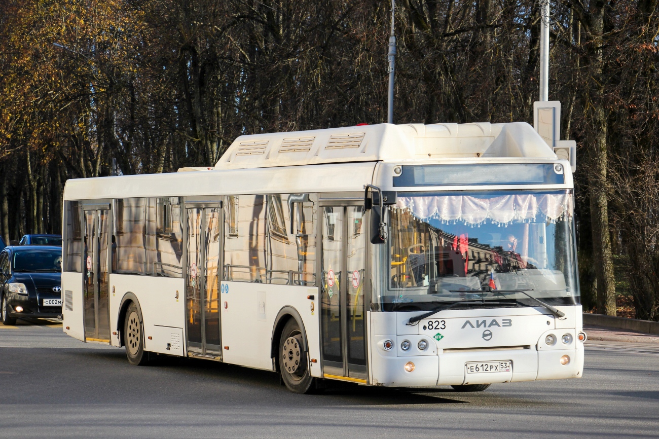 Новгородская область, ЛиАЗ-5292.67 (CNG) № 823