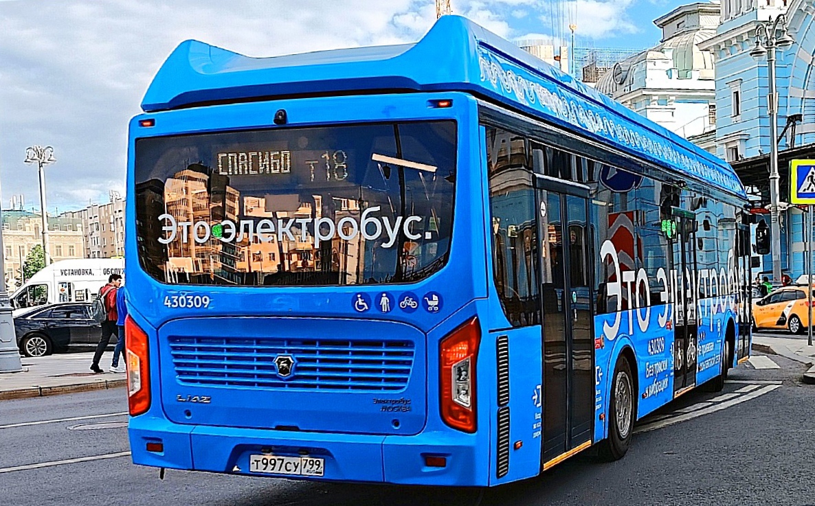 Москва, ЛиАЗ-6274 № 430309