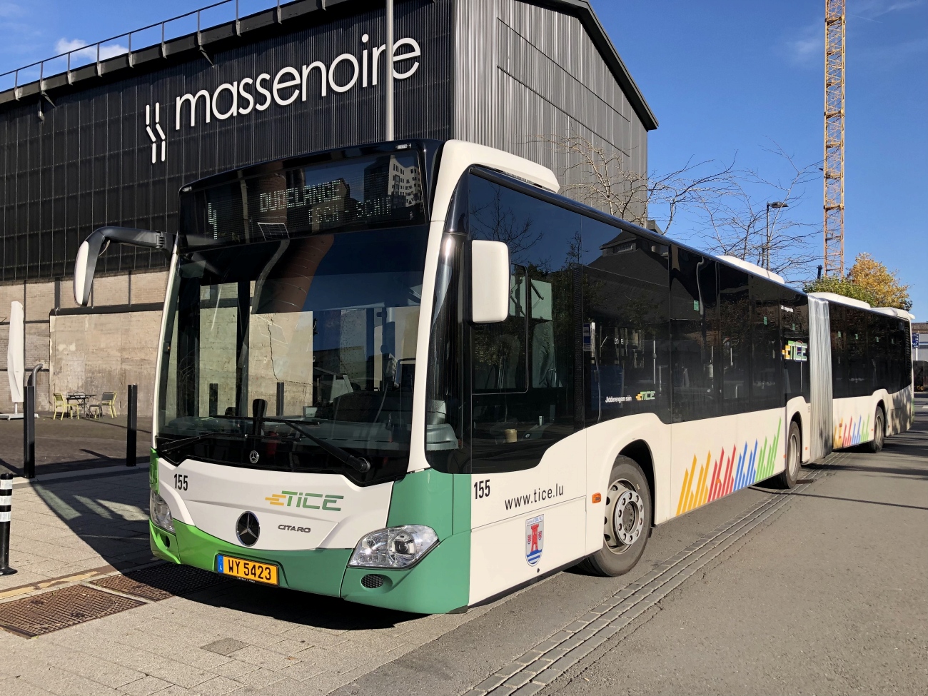 Люксембург, Mercedes-Benz Citaro C2 G hybrid № 155