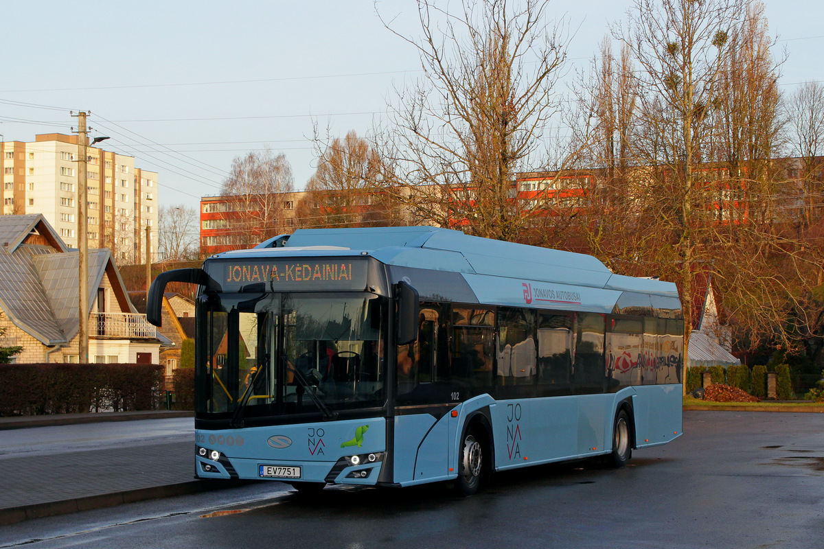 Литва, Solaris Urbino IV 12 electric № 102