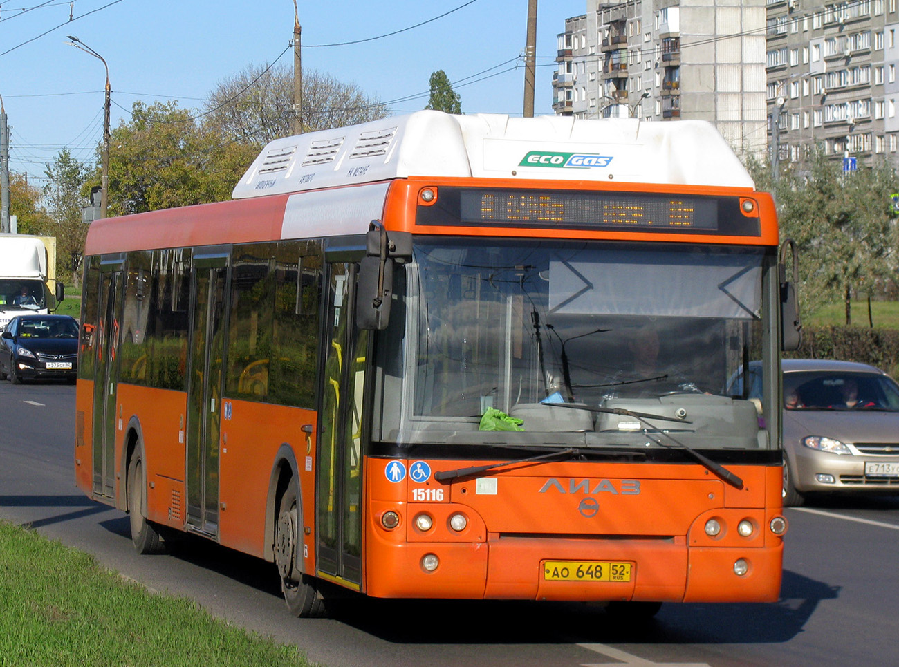 Нижегородская область, ЛиАЗ-5292.67 (CNG) № 15116