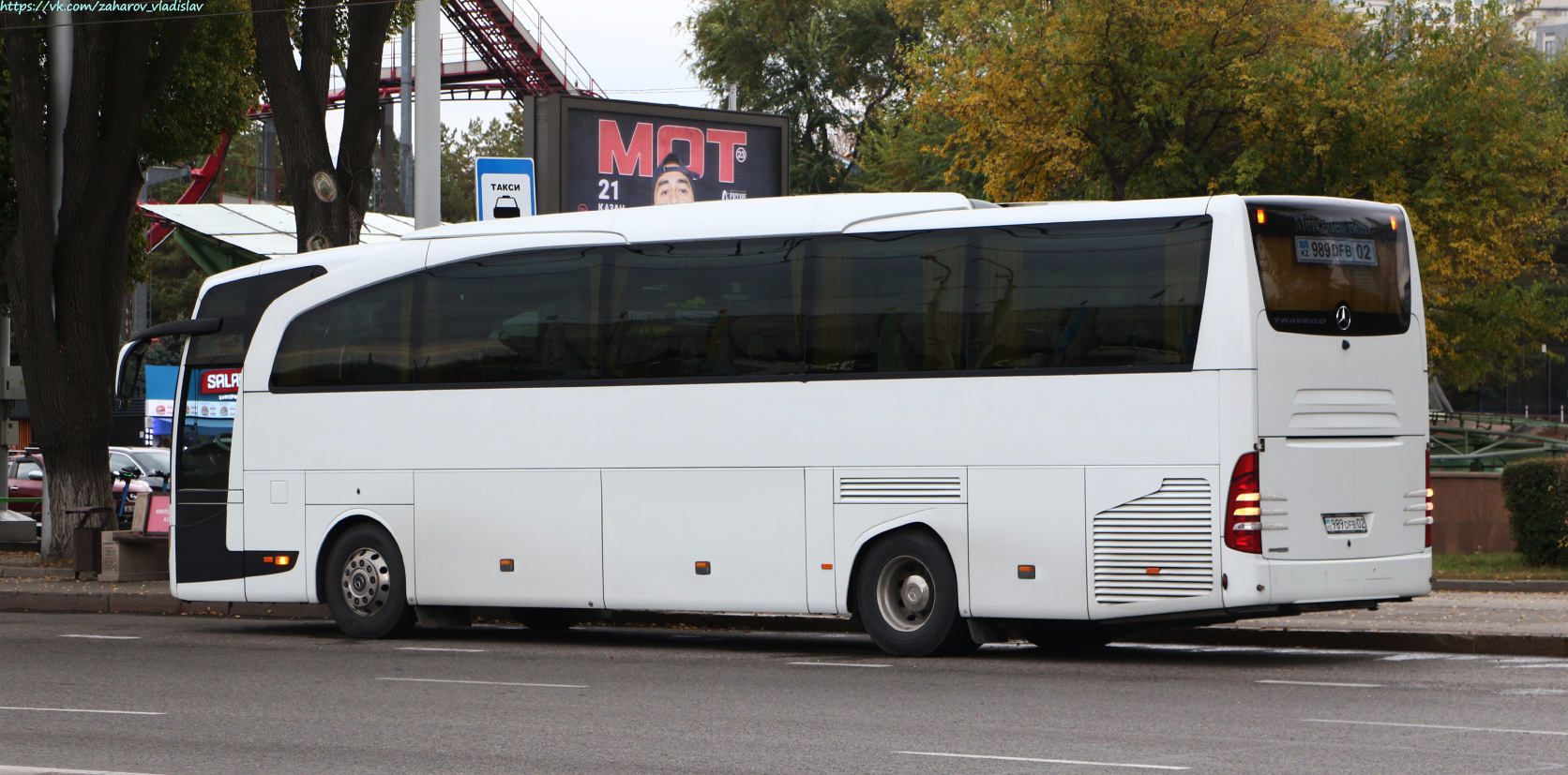 Алматы, Mercedes-Benz Travego II 15RHD facelift № 989 DFB 02 Алматы, Mercedes-Benz Travego II 15RHD facelift № 989 DFB 02