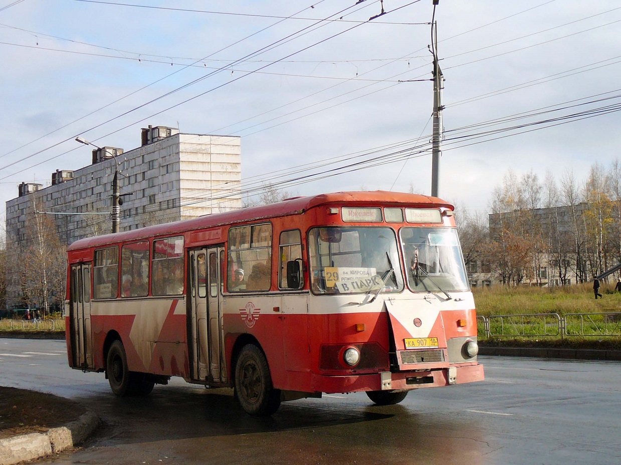 Удмуртия, ЛиАЗ-677М (БАРЗ) № КА 907 18