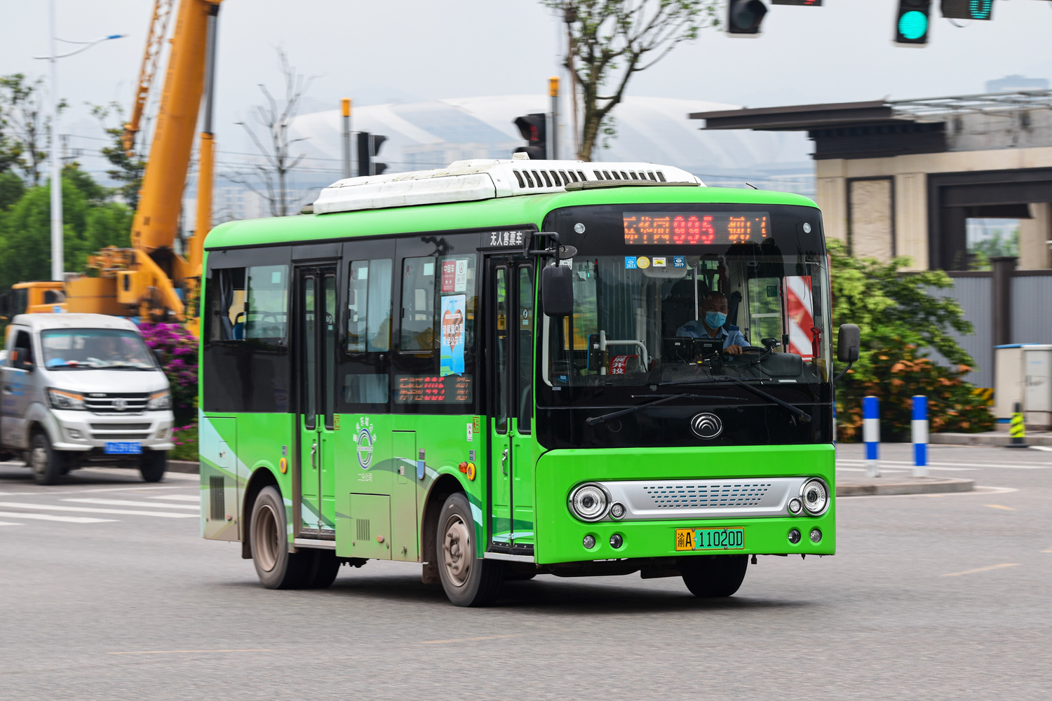 Китай, Yutong E6 (ZK6650BEVG13) № 渝A 11020D