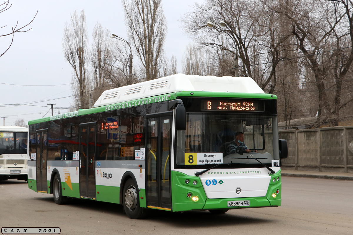 Воронежская область, ЛиАЗ-5292.67 (CNG) № А 839 ЕМ 136