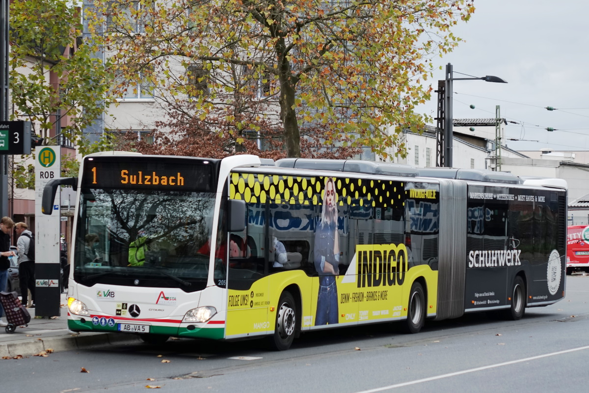 Бавария, Mercedes-Benz Citaro C2 G hybrid № 205