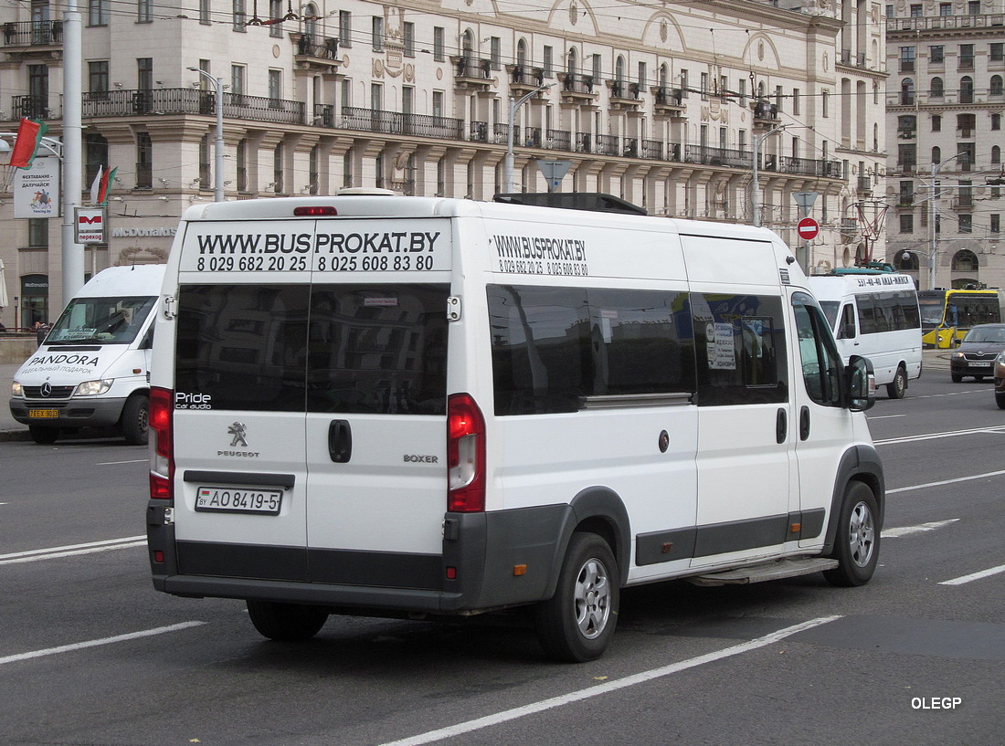 Минская область, Peugeot Boxer № АО 8419-5